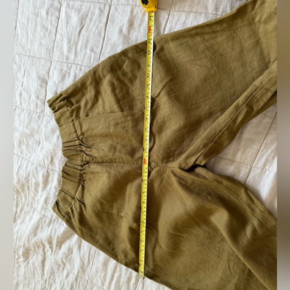 NWOT Elizabeth Suzann Linen Andy Trousers Sz L - Picture 10 of 10